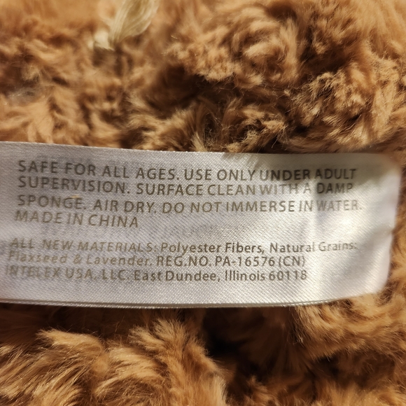 Warmies Brown Curly Bear Junior - Picture 14 of 14